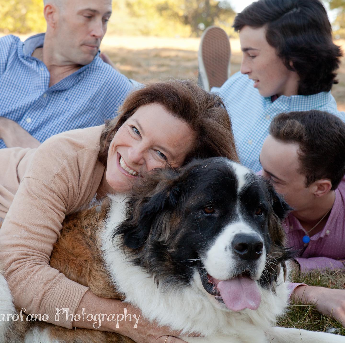 smilesfordays Renee and her family relaxing between portrait shots That dog so big 