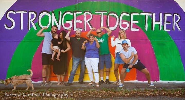 This family saw the sign Stronger Together and thought it fit them perfectly We got together Saturday between the raindrops and captured these fun photos of this great family Together they are stronger and this was a perfect place for family photos happytogether️ this family saw the sign stronger together and thought it fit them perfectly we got together saturd 2