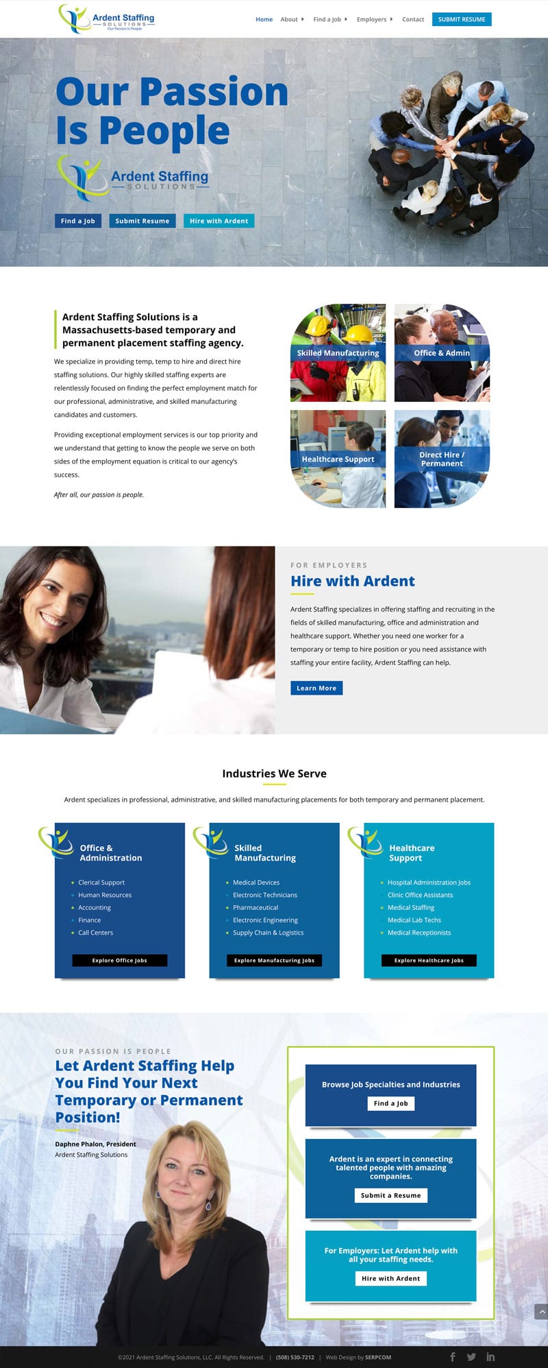 ardent staffing solutions screenshot