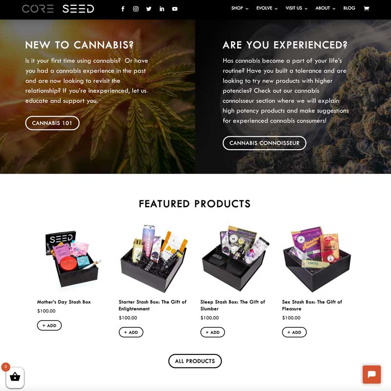 Cannabis Website Development & Design