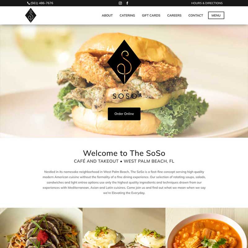 restaurant website design boston ma