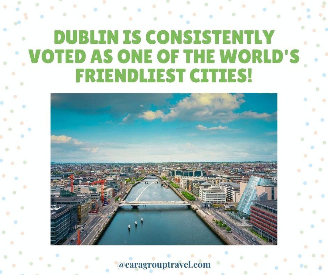 Once you arrive in Dublin youre greeted by friendly chatter and quirky characters The locals make a trip to Dublin the best experience and here at Cara Group Travel we only seek the best for our clients so book a group trip to Dublin with CGT 