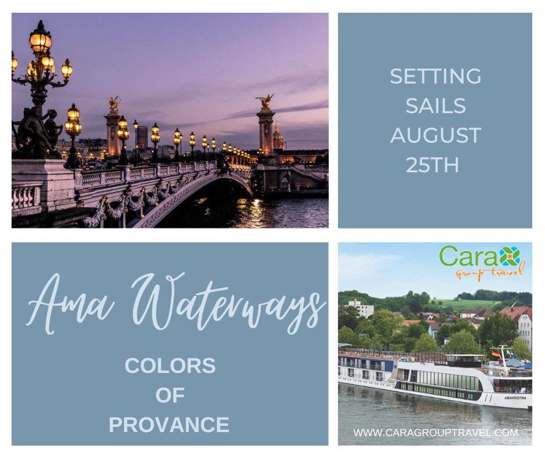 Our long awaited river cruise throughout France is setting sails the end of this month If youd like to book a trip like this one visit the Popular Tours tab on our website