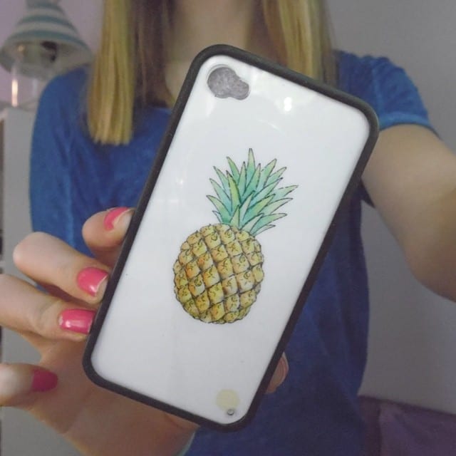 trying out some new summer designs what do you guys think of our new pineapple case