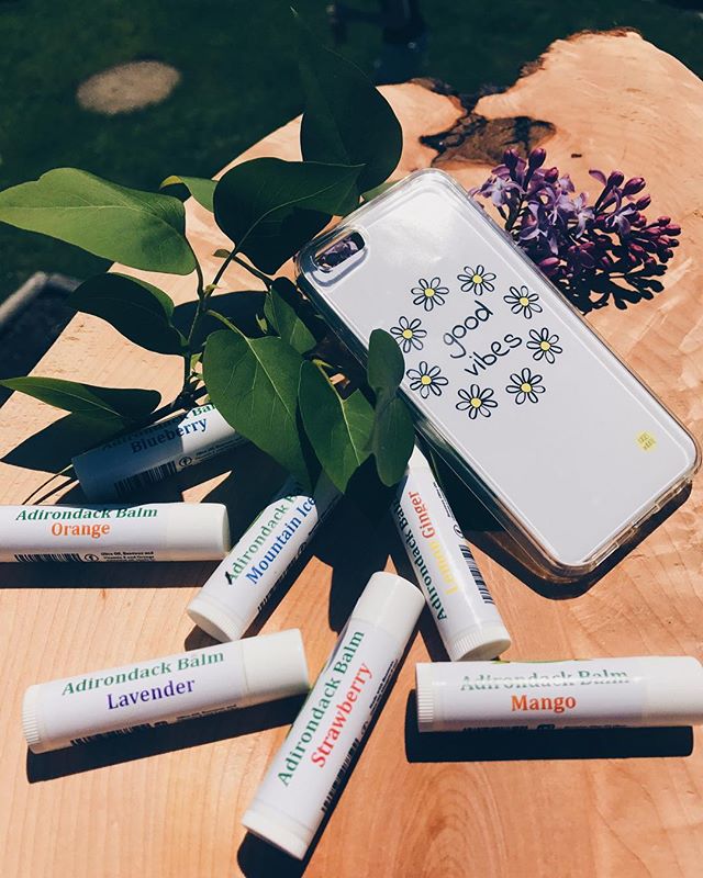 good vibes with @adirondackbalm :) check them out for a great selection of lip balm  WWW.CASESBYKATE.COM