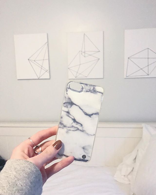 Our Grey & Black Marble phone case ? WWW.CASESBYKATE.COM#marble #phonecase #iphonecase #smallbusiness