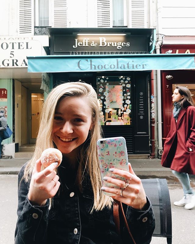 Paris is incredible and so beautiful  can’t wait to see more of France!

Where’s your favorite travel destination? 
#parisjetaime #springinparis #travelwithcbk #floral #phonecase #beignets #love