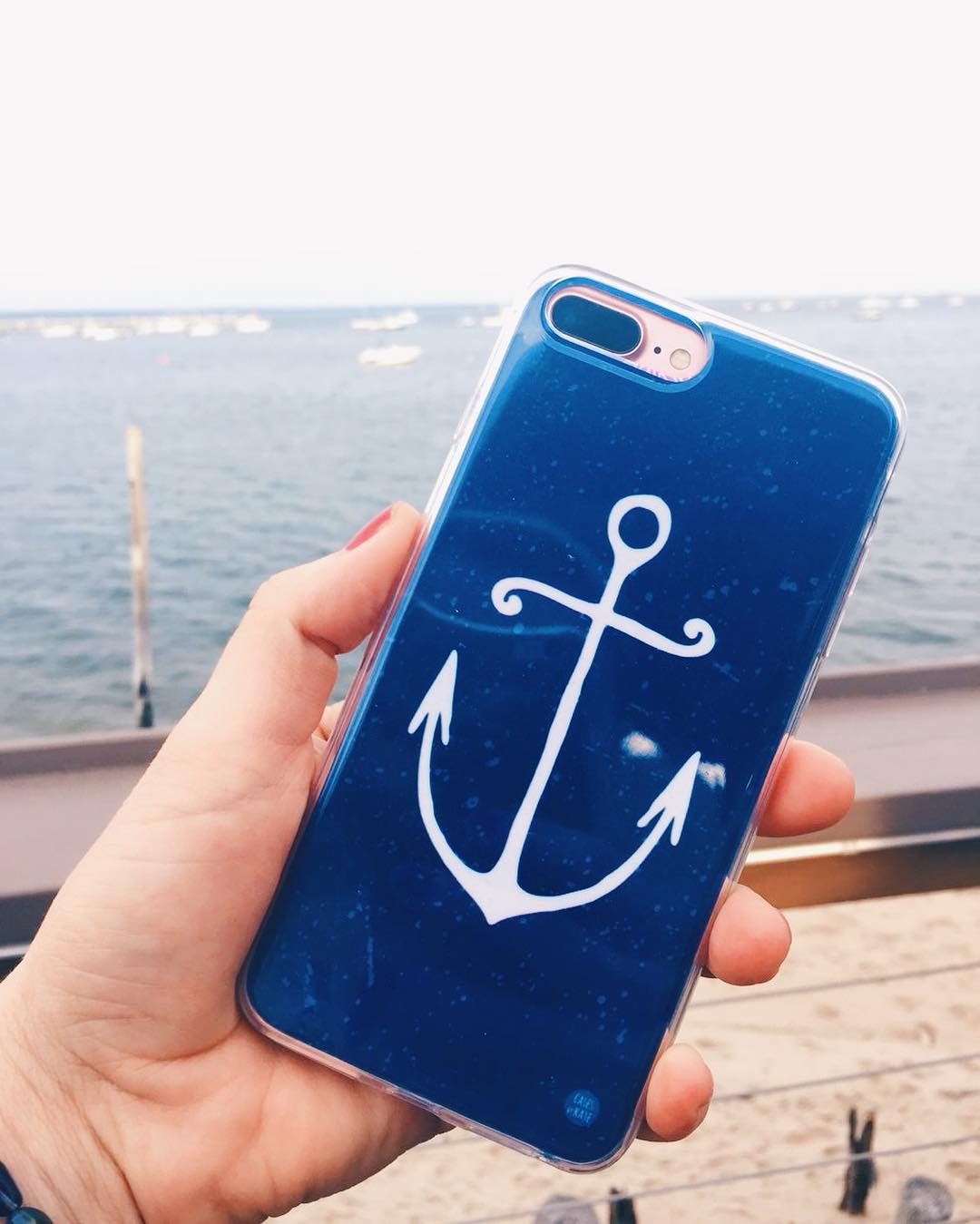 summer in provincetown ️️ case pictured: “BLUE ANCHOR”

buy it now or one of our 500 other designs on WWW.CASESBYKATE.COM