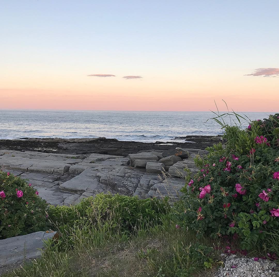 Beautiful summer night #takeintheview #thewaylifeshouldbe #summernights #oceanview #maine #heartenhome