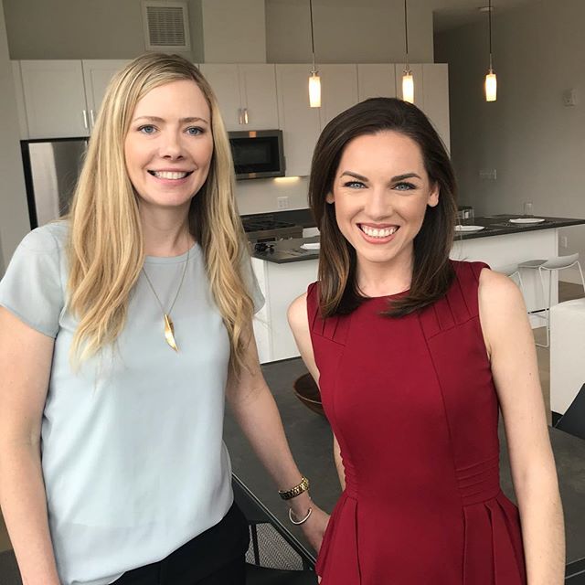 Thank you Katie Sampson for stopping by 167 Newbury St for an interview to discuss home staging! The interview will air Monday morning on CBS 13 Listed by @mainedreamproperties